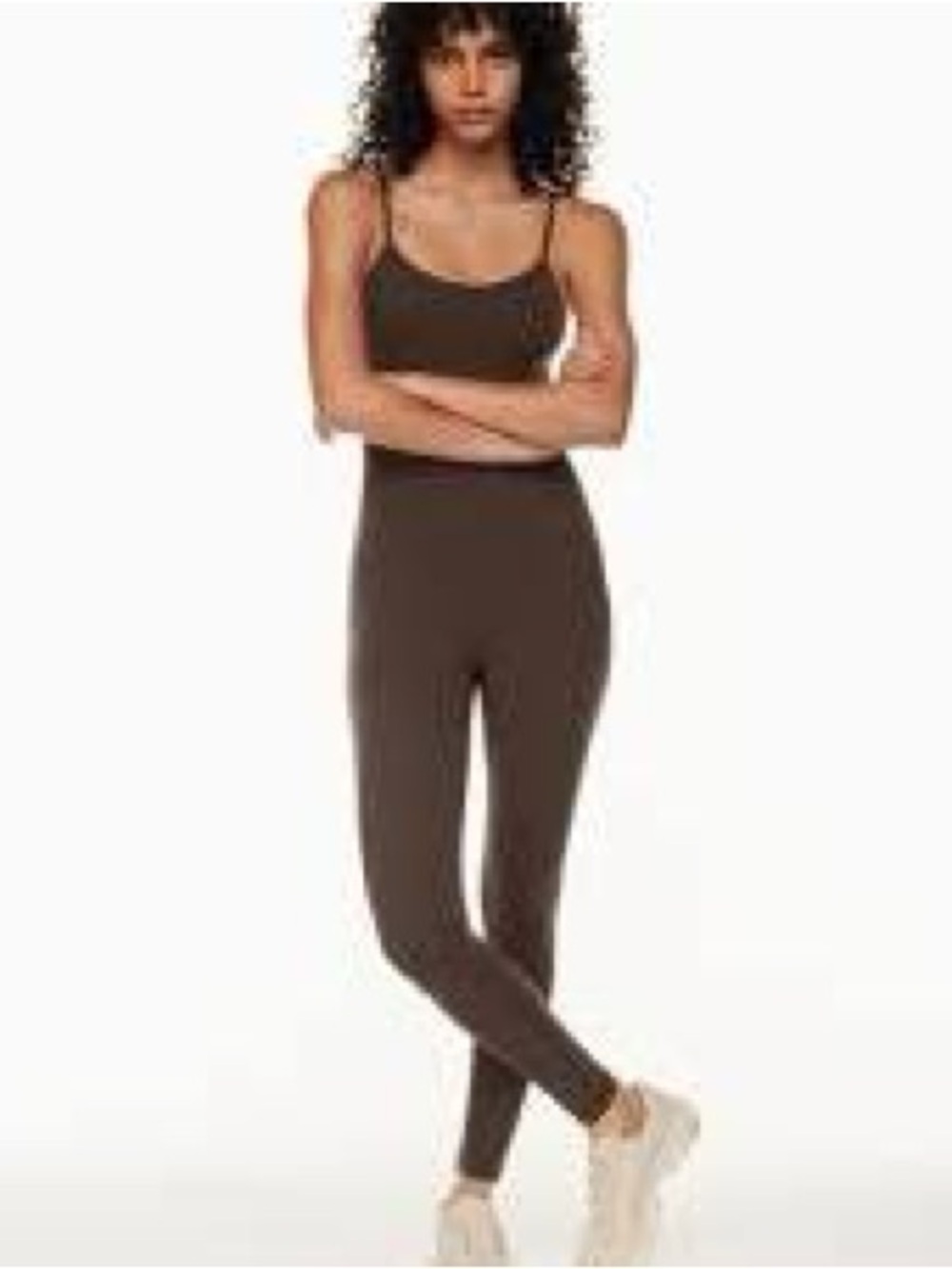 Aritzia Tna TnAction Size S Rich Brown Rhythm Catsuit Jumpsuit Romper